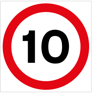 10 (mph)