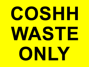 COSHH waste only