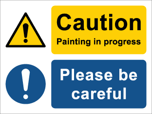 Caution Painting in progress Please be careful