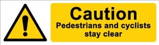 Caution Pedestrians and cyclists…-TSC4033W