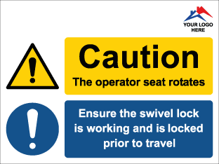 Caution The operator seat rotates… cw logo-TSC4030SL