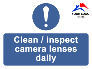 Clean inspect camera lenses daily label cw logo-TSC4029SL