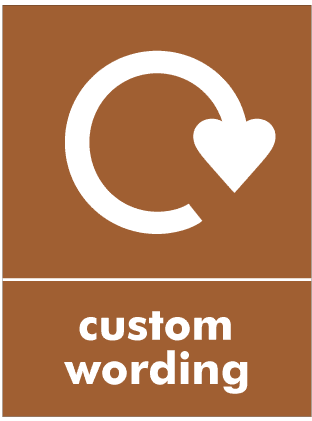 Custom Building Waste Sign