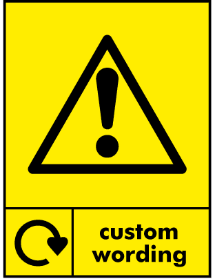 Custom Hazardous Waste Sign