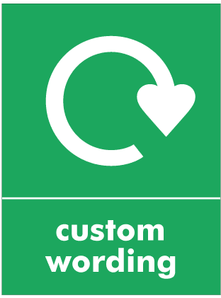 Custom Kitchen Waste Sign