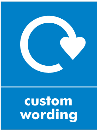 Custom Paper Waste Sign