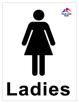 Custom logo: Ladies (150mm x 200mm plastic c/w eyelets)