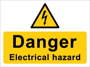 Danger Electrical hazard