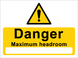 Danger Maximum headroom xxx (landscape)