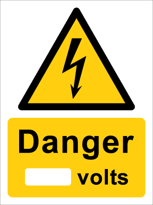Danger XXX volts