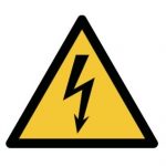 Electricity warning symbol
