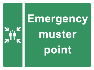 Emergency muster point