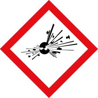 Explosive Hazard GHS Label