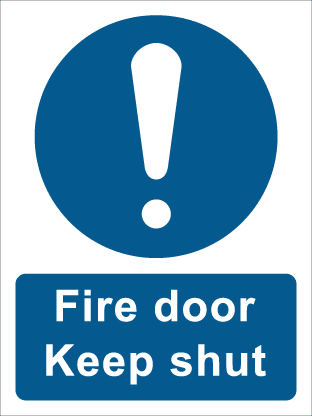 Fire door Keep shut