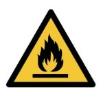 Flammable warning symbol