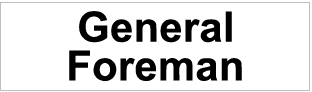 General Foreman