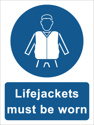 Life jackets must be worn