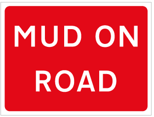 MUD ON ROAD