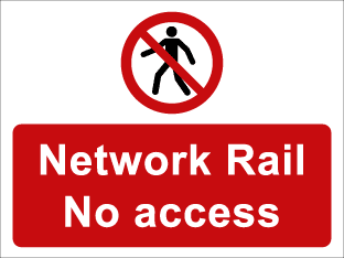 Network rail No access-TSC4012P