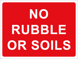 No rubble or soils