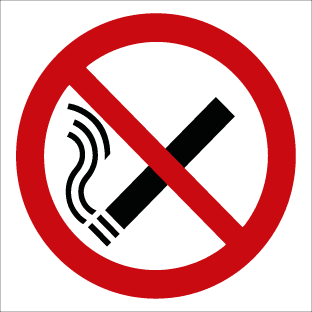 No smoking, Pack of 10-TSC3681P