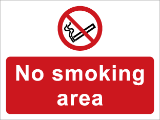 No smoking area