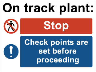 On track plant Stop, Check points…-TSC4013G