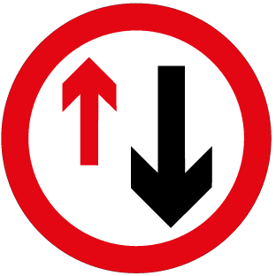 Priority sign to diagram 615