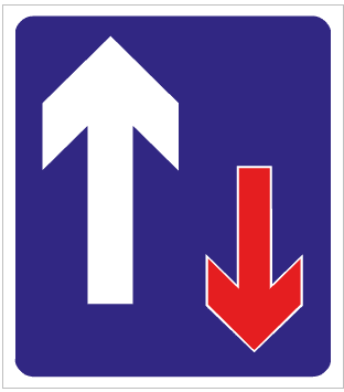 Priority sign to diagram 811