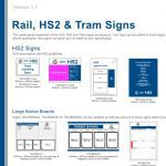 example of our rail sign leaflet