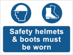 Safety helmets & boots must be worn