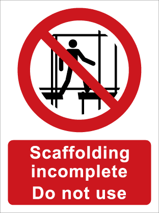 Scaffolding incomplete Do not use