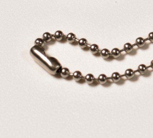 Stainless steel connectors to suit ball chain