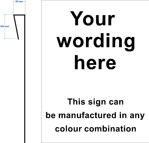 sign to add your own wording