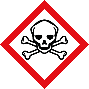 Toxic Materials GHS Label