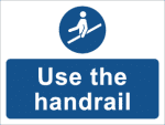 Use the handrail