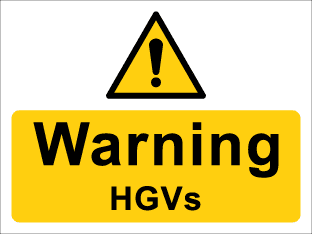 Warning HGV's