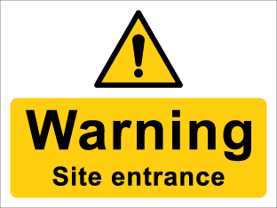 Warning Site entrance