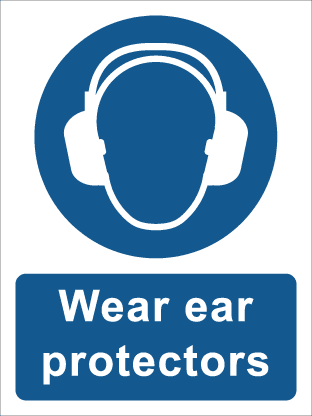 Wear ear protectors