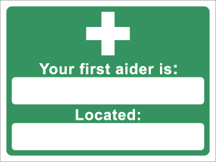 Your first aider is: Located: